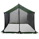 Camping tarp med mesh vægge Army Grøn 340 x 260 x 220 cm