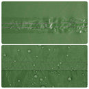 Camping tarp med mesh vægge Grøn 270 x 210 x 210 cm
