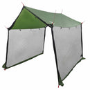 Camping tarp med mesh vægge Grøn 270 x 210 x 210 cm