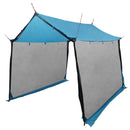 Camping tarp med mesh vægge Blå 270 x 210 x 210 cm