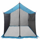 Camping tarp med mesh vægge Blå 270 x 210 x 210 cm
