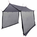 Camping tarp med mesh vægge Grå og orange 270 x 210 x 210 cm