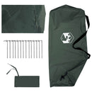 Camping tarp med mesh vægge Army Grøn 270 x 210 x 210 cm