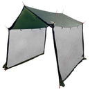 Camping tarp med mesh vægge Army Grøn 270 x 210 x 210 cm