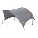 Camping tarp vandafvisende Grå og orange 550 x 400 x 230 cm