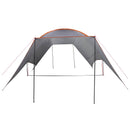 Camping tarp vandafvisende Grå og orange 550 x 400 x 230 cm