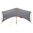 Camping tarp vandafvisende Grå og orange 550 x 400 x 230 cm
