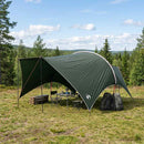 Camping tarp vandafvisende Army Grøn 550 x 400 x 230 cm