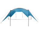 Camping tarp vandafvisende Blå 695 x 580 x 200 cm