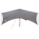 Camping tarp vandafvisende Grå og orange 695 x 580 x 200 cm
