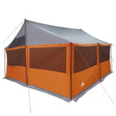 Familietelt Grå og orange 450 x 400 x 265 cm Polyester og Stål