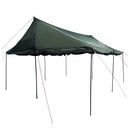 Familietelt Army grøn 450 x 400 x 265 cm Polyester og Stål