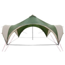 Party Tent med tag Grøn 500 x 500 x 350 cm Polyester og Stål