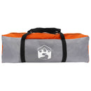 Party Tent Grå og orange 500 x 500 x 350 cm Polyester og Stål