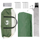 Party Tent med tag Grøn 400 x 400 x 320 cm Polyester og Stål