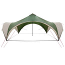 Party Tent med tag Grøn 400 x 400 x 320 cm Polyester og Stål