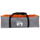 Party Tent Grå og orange 400 x 400 x 320 cm Polyester og Stål