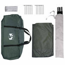 Party Tent Army grøn 400 x 400 x 320 cm Polyester og Stål