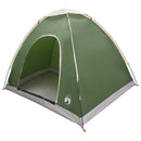 Camping telt med tag med luftventil Grøn 190 x 140 x 105 cm