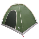 Camping telt med tag med luftventil Grøn 190 x 140 x 105 cm