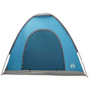 Camping telt med tag med luftventil Blå 190 x 140 x 105 cm