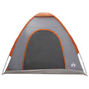 Camping telt med tag Grå og orange 190 x 140 x 105 cm