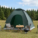 Camping telt med tag Army Grøn 190 x 140 x 105 cm