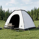 Camping telt med tag 185T Polyester med PU belægning