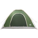 Camping telt med tag med luftventil Grøn 275 x 215 x 125 cm