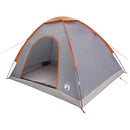 Camping telt med tag Grå og orange 275 x 215 x 125 cm