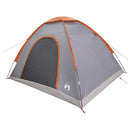 Camping telt med tag Grå og orange 275 x 215 x 125 cm