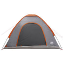 Camping telt med tag Grå og orange 275 x 215 x 125 cm
