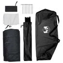 Camping telt med tag Hvid Blackout 275 x 215 x 125 cm
