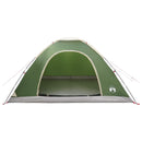 Camping telt med tag med luftventil Grøn 335 x 275 x 180 cm
