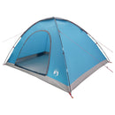 Camping telt med tag med luftventil Blå 335 x 275 x 180 cm
