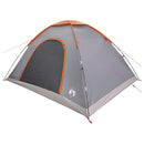Camping telt med tag Grå og orange 335 x 275 x 180 cm