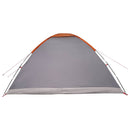 Camping telt med tag Grå og orange 335 x 275 x 180 cm