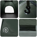 Camping telt med tag Army Grøn 335 x 275 x 180 cm