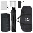 Camping telt med tag Hvid Blackout 335 x 275 x 180 cm