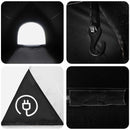 Camping telt med tag Hvid Blackout 335 x 275 x 180 cm