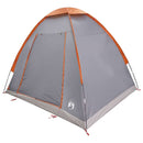Camping telt Grå og orange 2-personers Polyester og Stål