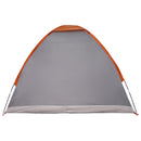 Camping telt Grå og orange 2-personers Polyester og Stål