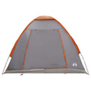 Camping telt Grå og orange 2-personers Polyester og Stål