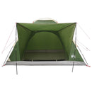 Camping telt med tag Grøn 4-personers Polyester og Stål