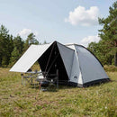 Camping telt Hvid Blackout 275 x 215 x 125 cm Polyester og Stål