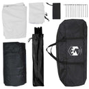 Camping telt Hvid Blackout 335 x 275 x 180 cm Polyester og Stål