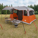 Tunneltelt Grå og orange 427 x 305 x 205 cm Polyester og Stål