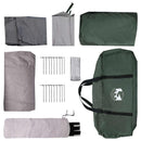 Tunneltelt Army Grøn 427 x 305 x 205 cm Polyester og Stål