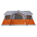 Familietelt Grå og orange 487 x 340 x 216 cm Polyester og Stål