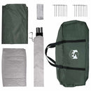 Familietelt Army Grøn 487 x 340 x 216 cm Polyester og Stål